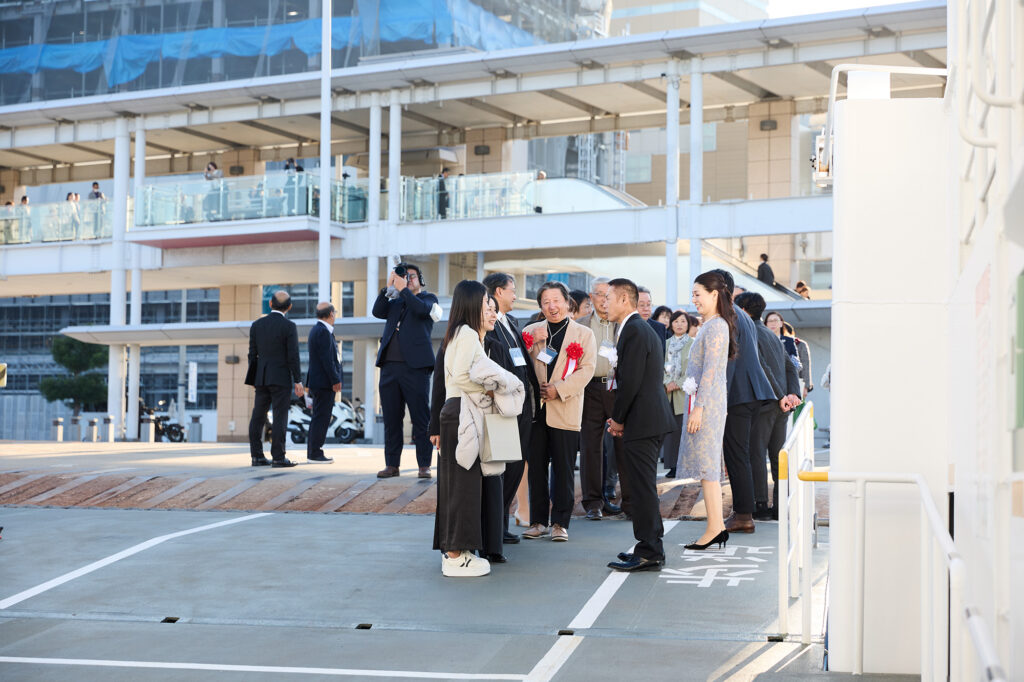 日の出製麺所 出版記念パーティー 船上パーティー 国際両備フェリー 高松港 チャータークルーズ パーティー迎賓